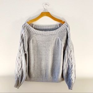 Hollister “On or Off the Shoulder” Sweater